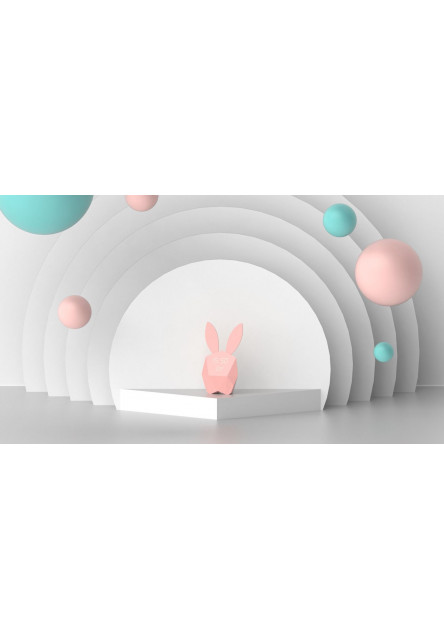 Budík MOB Cutie Clock Connect with app - pink
