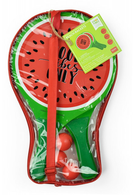 Súprava na plážový tenis Legami Beach Rackets - Watermelon