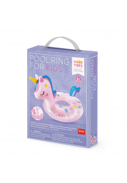 Nafukovací kruh Legami Pool Ring For Kids - Unicorn