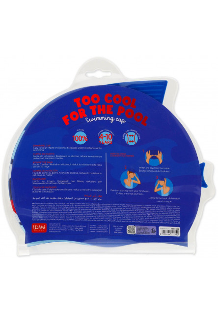 Detská plavecká čiapka Legami Swimming Cap - Shark
