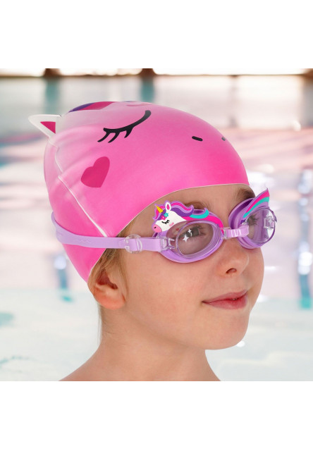 Detská plavecká čiapka Legami Swimming Cap - Unicorn