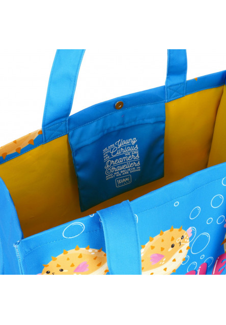 Taška na pláž Legami Beach Bag - Pufferfish