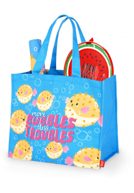 Taška na pláž Legami Beach Bag - Pufferfish