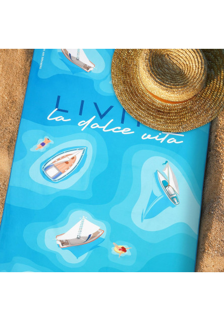 Plážová osuška Legami Beach Towel - La Dolce Vita