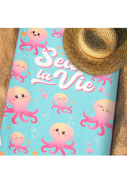Plážová osuška Legami Beach Towel - Octopus