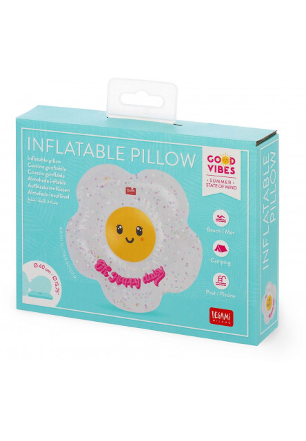 Nafukovací vankúš Legami Inflatable Pillow - Daisy