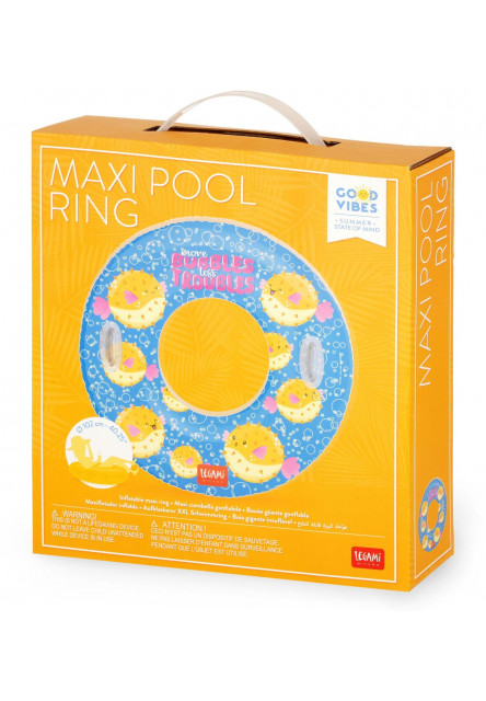 Nafukovací kruh Legami Maxi Pool Ring - Pufferfish