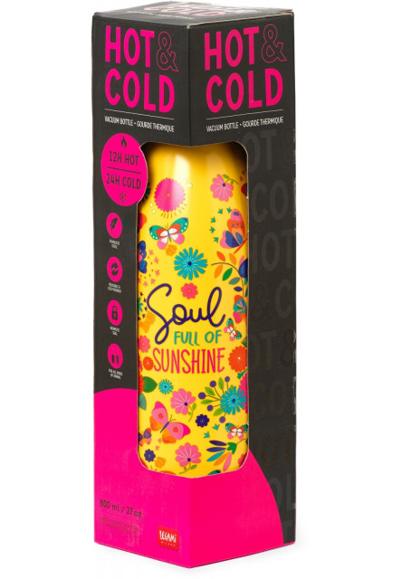 Termo fľaša Legami Hot & Cold - Vacuum Bottle - 800 ml - Butterfly