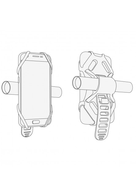 Držiak na mobil Legami Bike Phone Holder - čierny