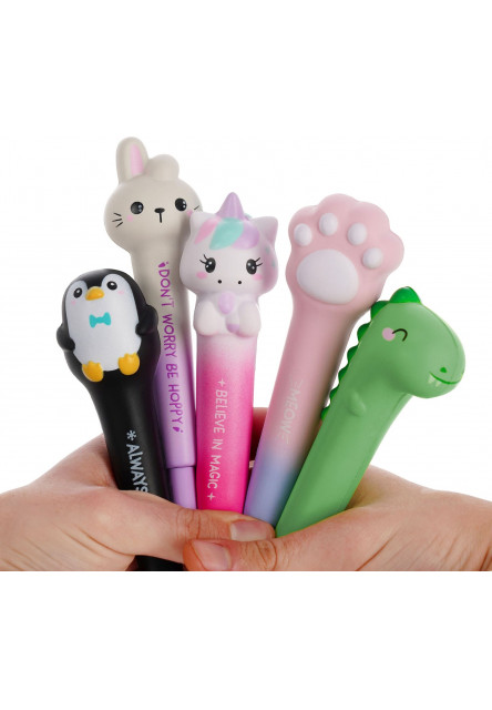 Antistresové gélové pero Legami Squishy Gél Pen - Squeezies - Bunny