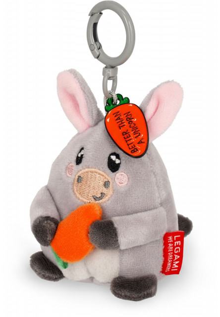 Plyšová kľúčenka Legami Super Soft! - Tiny - Donkey