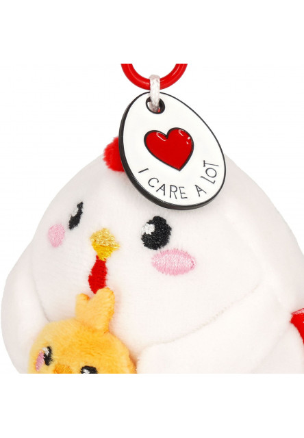 Plyšová kľúčenka Legami Super Soft! - Tiny - Hen