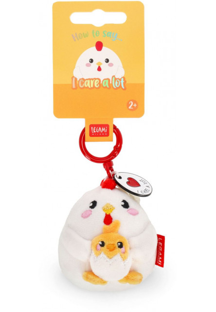 Plyšová kľúčenka Legami Super Soft! - Tiny - Hen