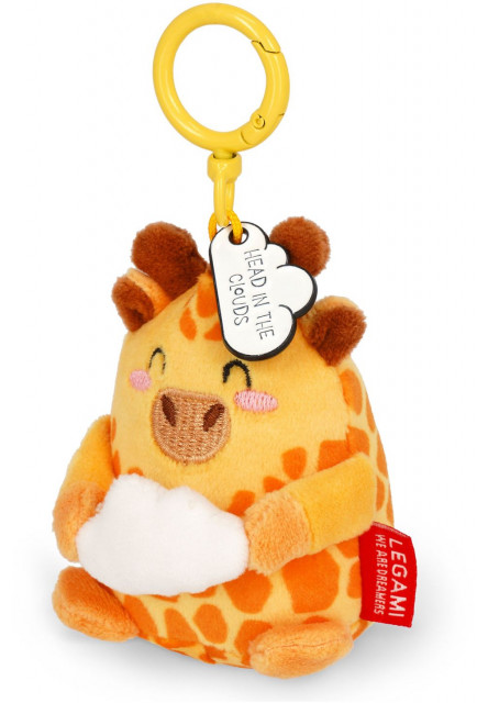 Plyšová kľúčenka Legami Super Soft! - Tiny - Giraffe