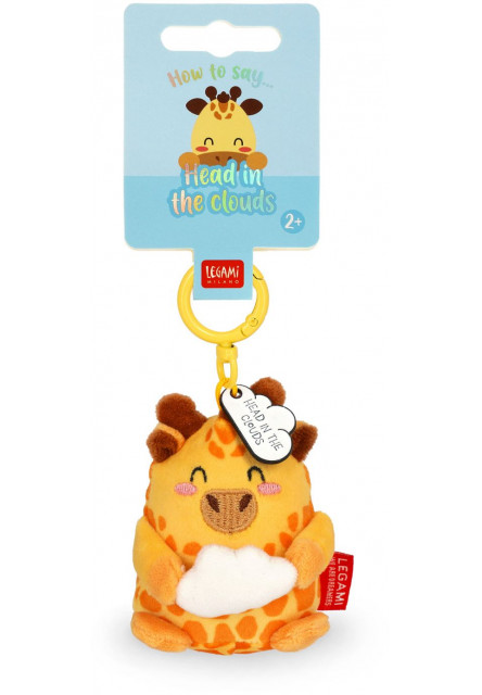 Plyšová kľúčenka Legami Super Soft! - Tiny - Giraffe