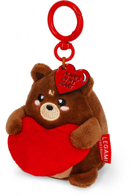 Plyšová kľúčenka Legami Super Soft! - Tiny - Teddy Bear