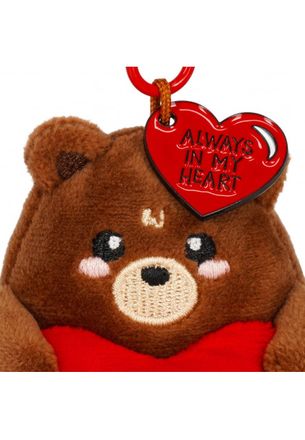 Plyšová kľúčenka Legami Super Soft! - Tiny - Teddy Bear
