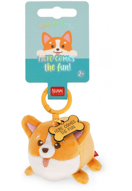 Plyšová kľúčenka Legami Super Soft! - Tiny - Corgi