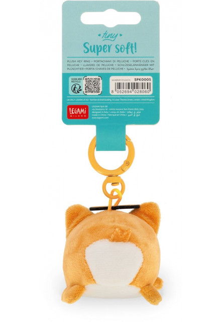 Plyšová kľúčenka Legami Super Soft! - Tiny - Corgi
