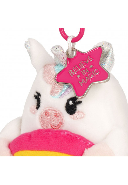 Plyšová kľúčenka Legami Super Soft! - Tiny - Unicorn
