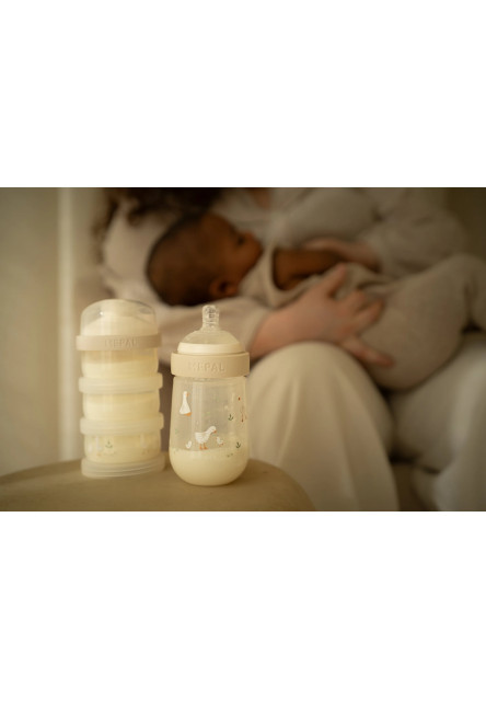 Dojčenské fľaše 165 ml + 240 ml + 2 cumlíky Husa