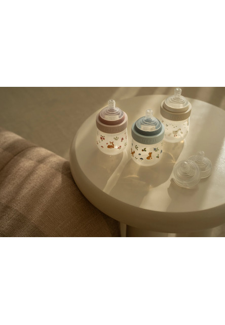 Dojčenské fľaše 165 ml + 240 ml + 2 cumlíky Fairy Garden