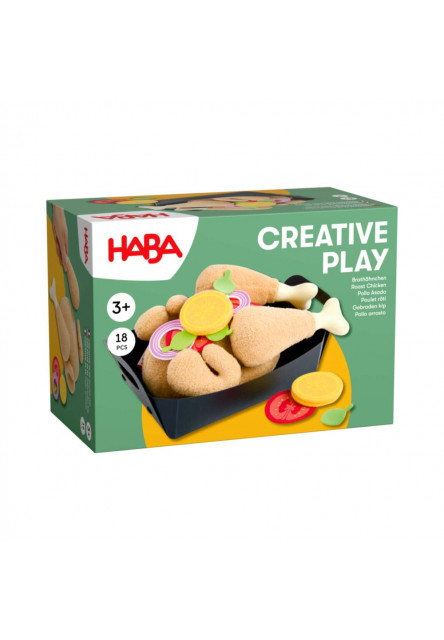 Creative Play Pečené kura v pekáči na suchý zips