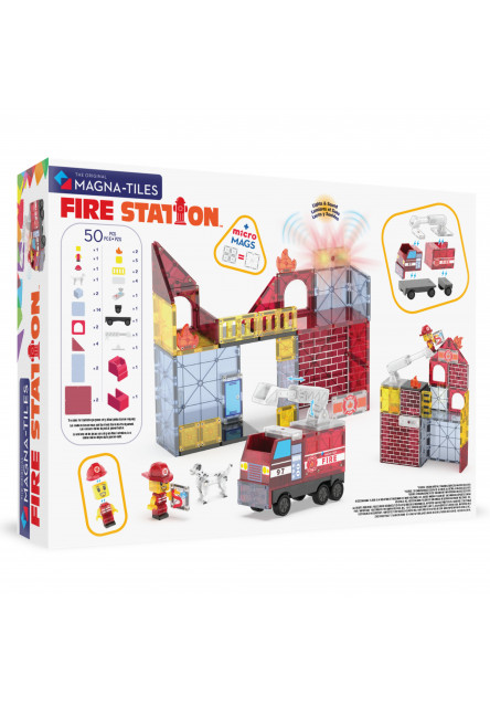 Magnetická stavebnica Fire Station 50 dielov
