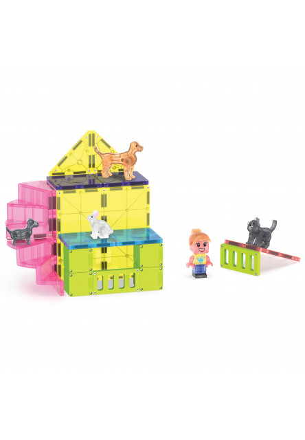 Magnetická stavebnica Pet Playhouse 50 dielov