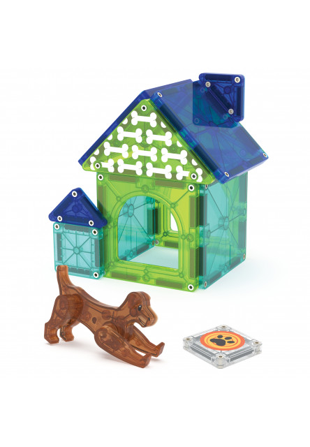 Magnetická stavebnica Dog House 13 dielov