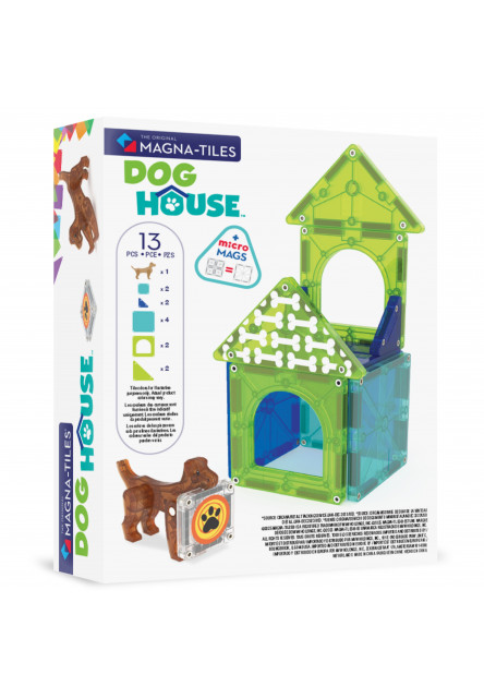 Magnetická stavebnica Dog House 13 dielov