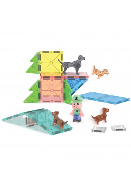 Magnetická stavebnica Puppy Park 27 dielov