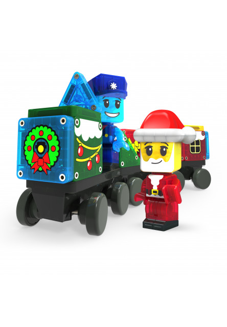 Magnetická stavebnica Adventný kalendár 34 dielov