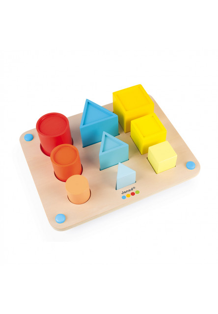 učíme sa tvary farby veľkosti séria Montessori