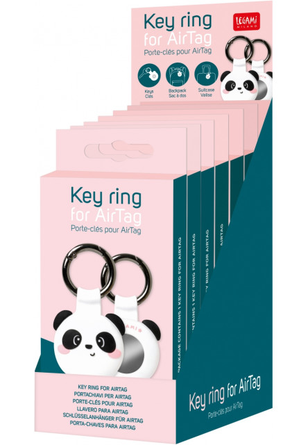 Kľúčenka a puzdro na Airtag Legami Key Ring For Airtag - Panda