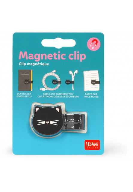 Magnetický klip Legami Magnetic Clip - Kitty
