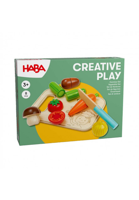 Creative Play Krájanie zeleniny s doskou a nožom