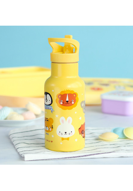 antikorová fľaša na pitie, 350 ml - zvierací kamaráti
