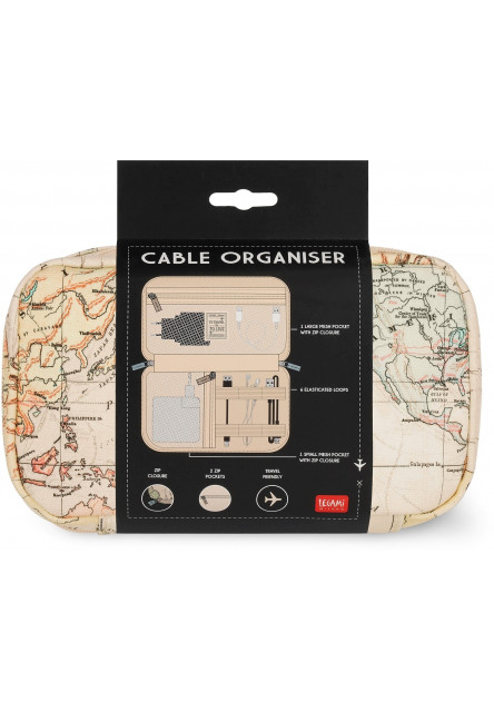 Cestovný organizér na káble Legami Cable Organiser - Travel