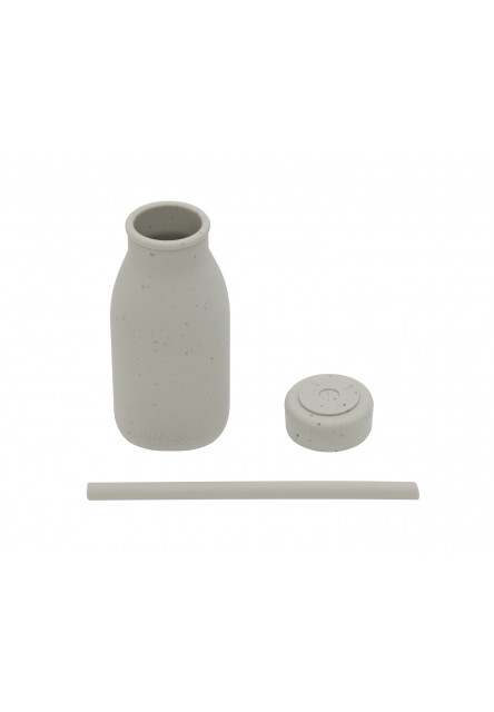 Láhev s brčkem Platinum Silicone Sand