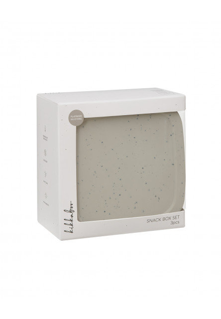 Sada boxů na svačinu 3 ks Platinum Silicone Sand