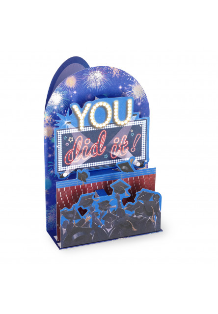 Darčekové prianie Legami Pop-Up Card - Pop-Up Greeting Card - Graduation Party