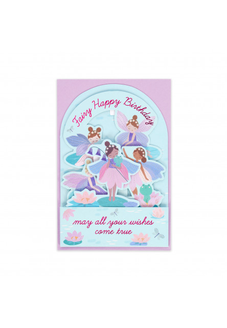 Darčekové prianie Legami Pop-Up Card - Pop-Up Greeting Card - Fairy