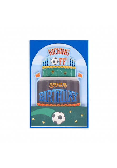 Darčekové prianie Legami Pop-Up Card - Pop-Up Greeting Card - Birthday Cake