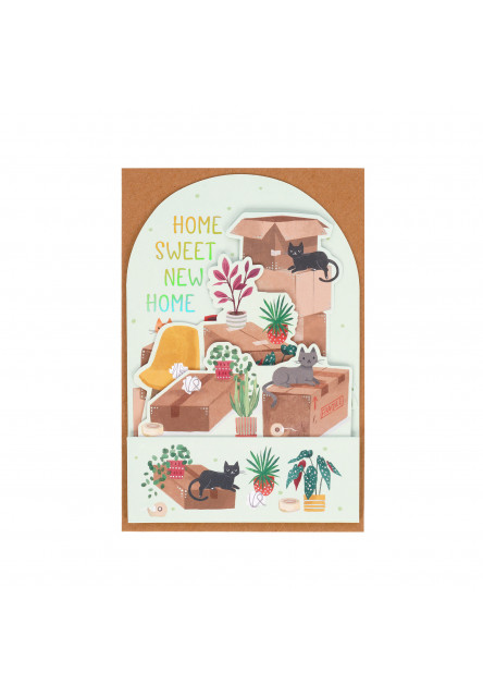 Darčekové prianie Legami Pop-Up Card - Pop-Up Greeting Card - New Home
