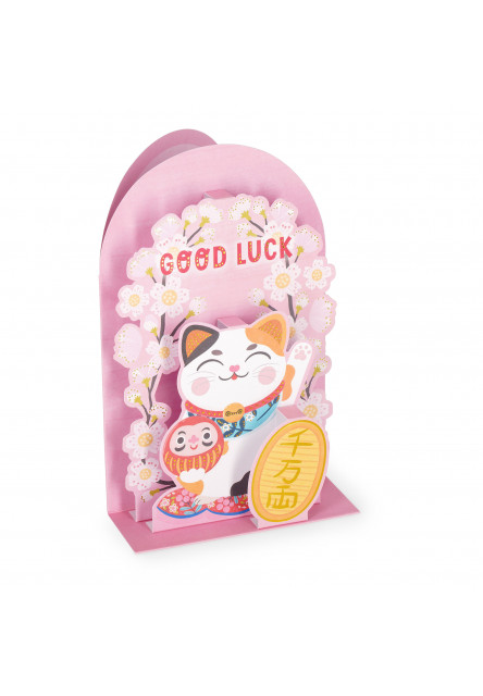Darčekové prianie Legami Pop-Up Card - Pop-Up Greeting Card - Kitty