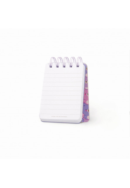 Zápisník Legami Lined Spiral-Bound Notepad - Spiral Notepad - Mini - Teddy Bear