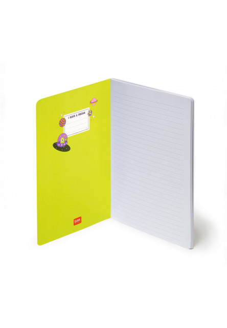 Zápisník Legami Lined Notebook - Quaderno - Large - Space