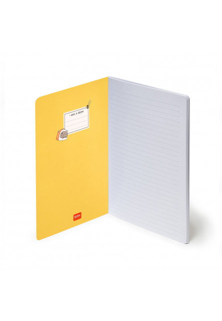 Zápisník Legami Lined Notebook - Quaderno - Large - Sushi Cat