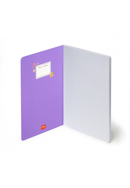 Zápisník Legami Lined Notebook - Quaderno - Large - Flowers